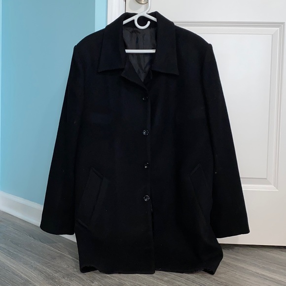 Brothers Other - Cashmere Button Down Coat Black